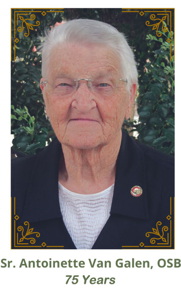 Sister Antoinette Van Galen, OSB